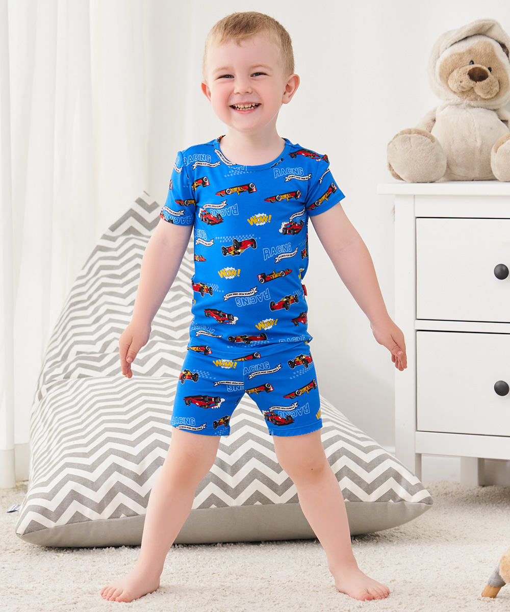 Boy Bamboo Shorts Pajama Sets