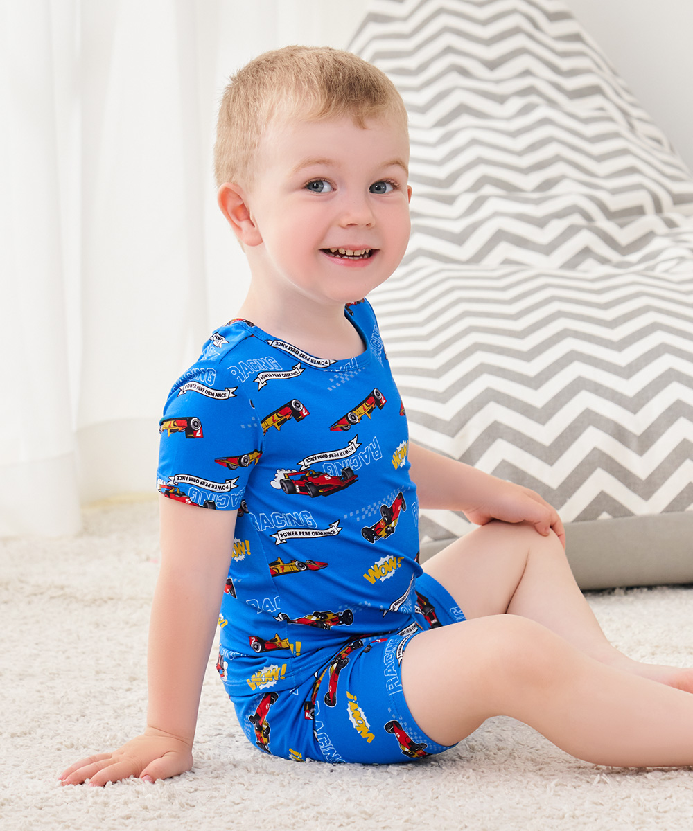 Boy Bamboo Shorts Pajama Sets