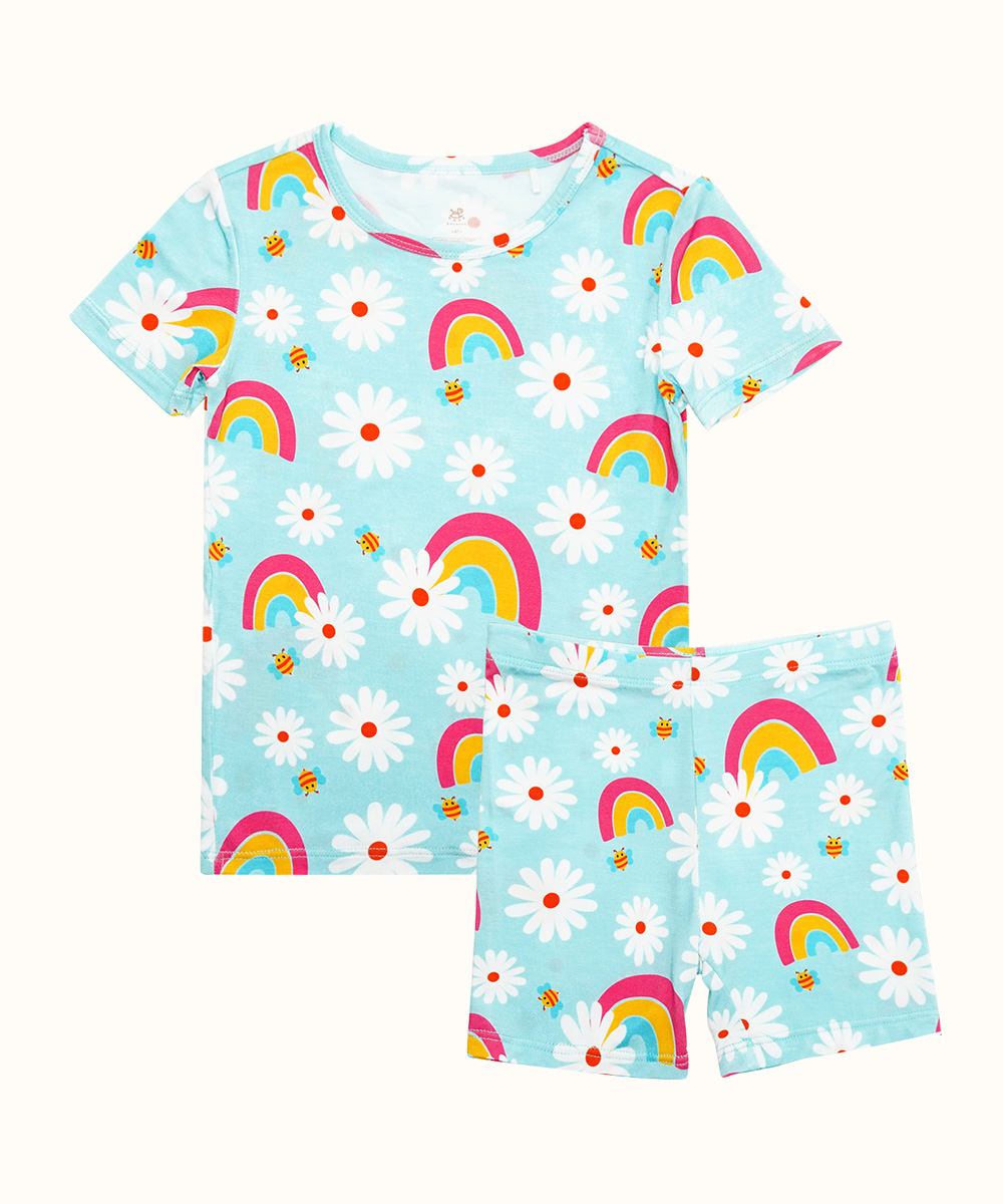Bamboo Girls Short Sleeve Pajama Sets