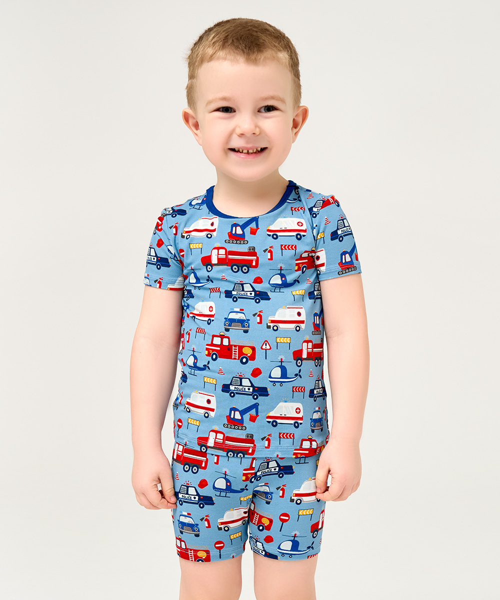 Toddler Short Sleeve Summer Pajamas Sets