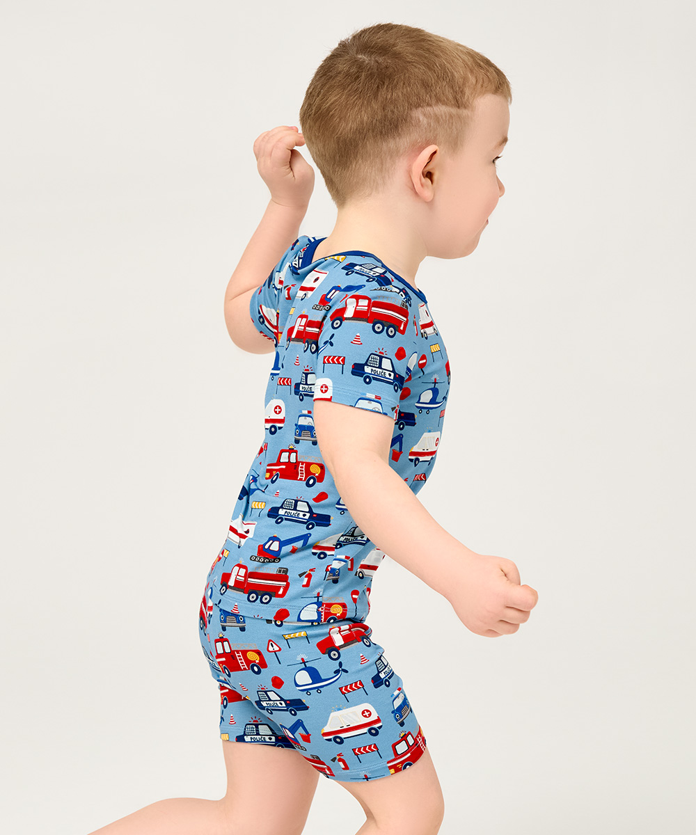 Toddler Short Sleeve Summer Pajamas Sets