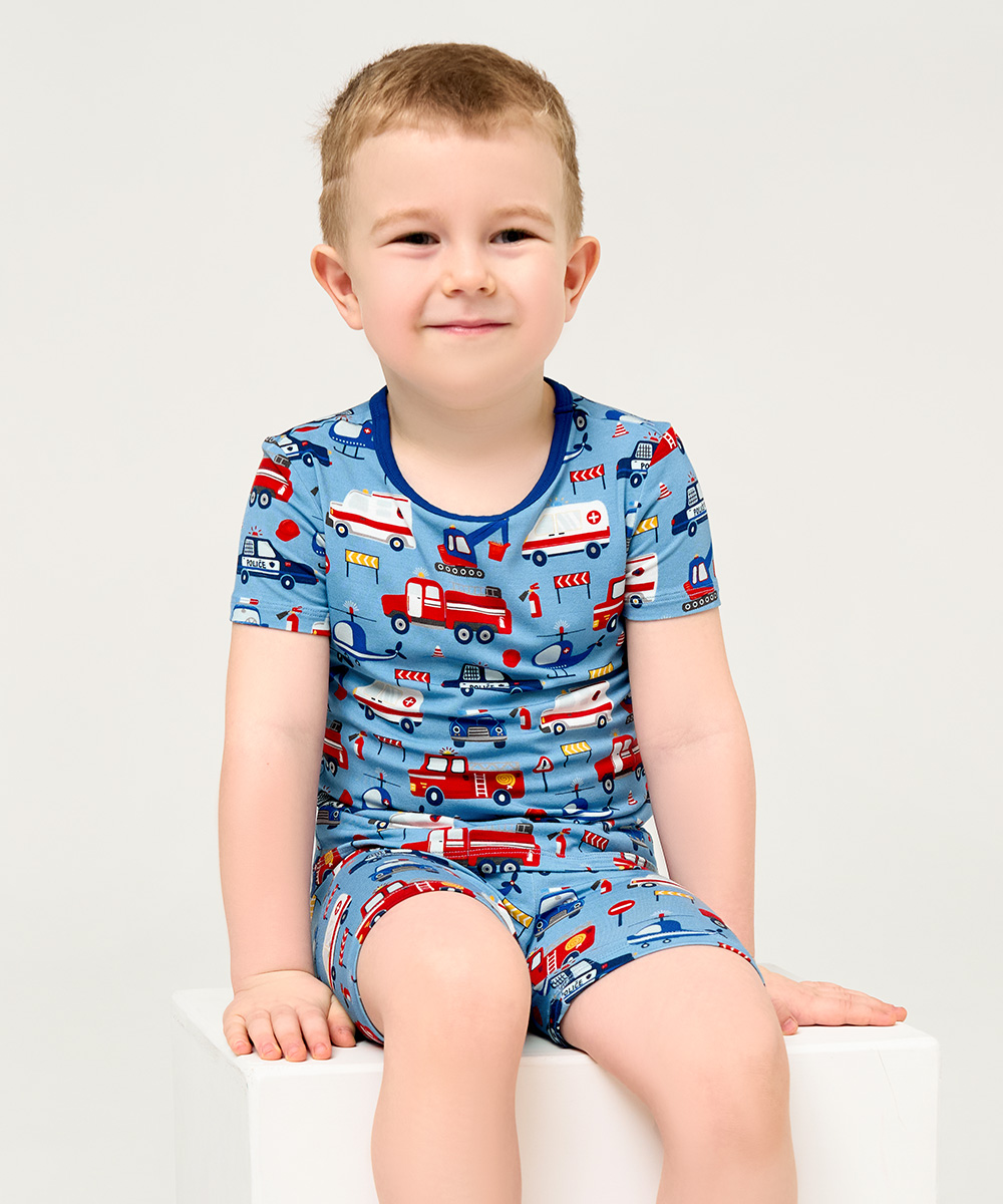 Toddler Short Sleeve Summer Pajamas Sets