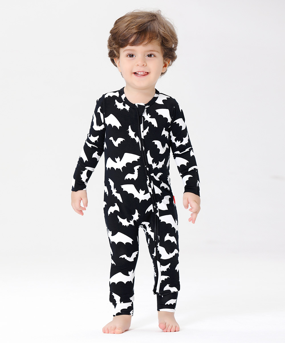 Baby Bamboo Convertible Zipper Footie Romper