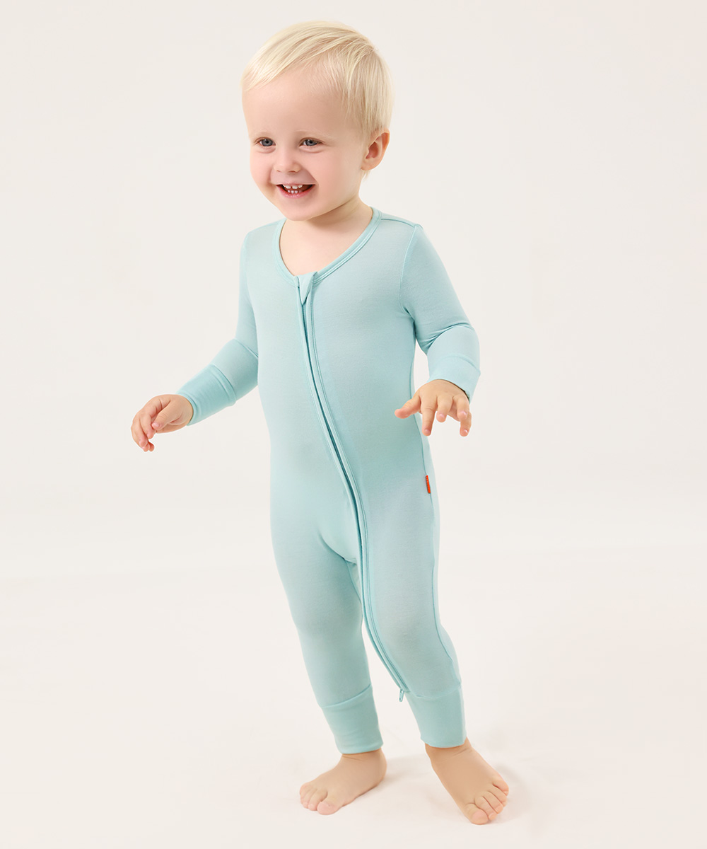 Bamboo Fold Over Baby Footies 