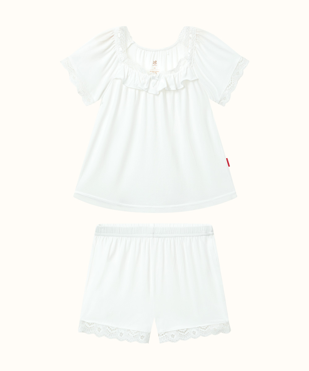 2T-6T Toddler Girls Short Sleeve Bamboo Pajamas