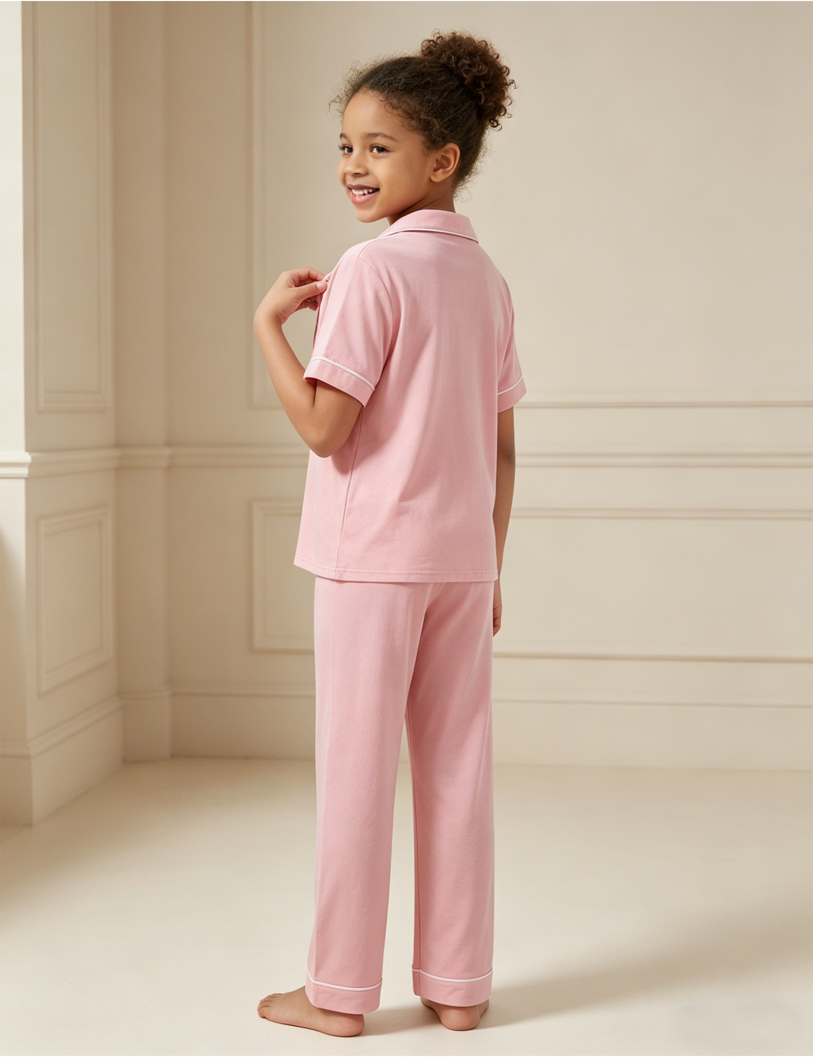 2-Piece Big Girls' Bamboo Pajama Sets