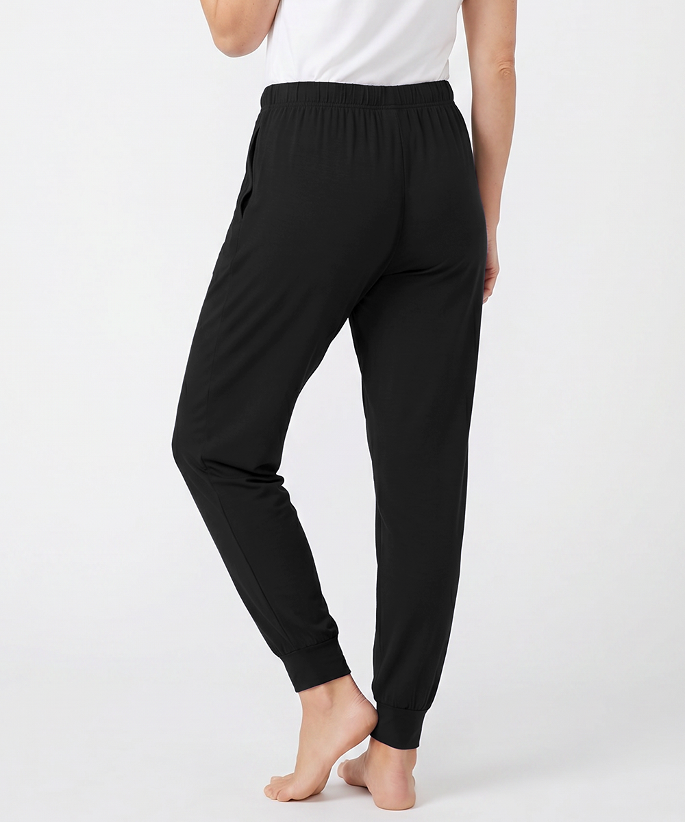 Women Bamboo Pajama Pants Drawstring Waist Loungewear with Pockets