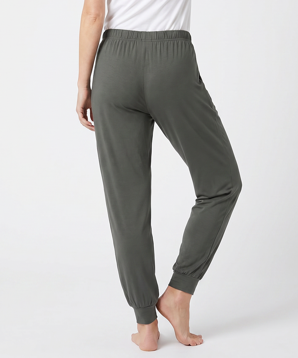 Women Bamboo Pajama Pants Drawstring Waist Loungewear with Pockets