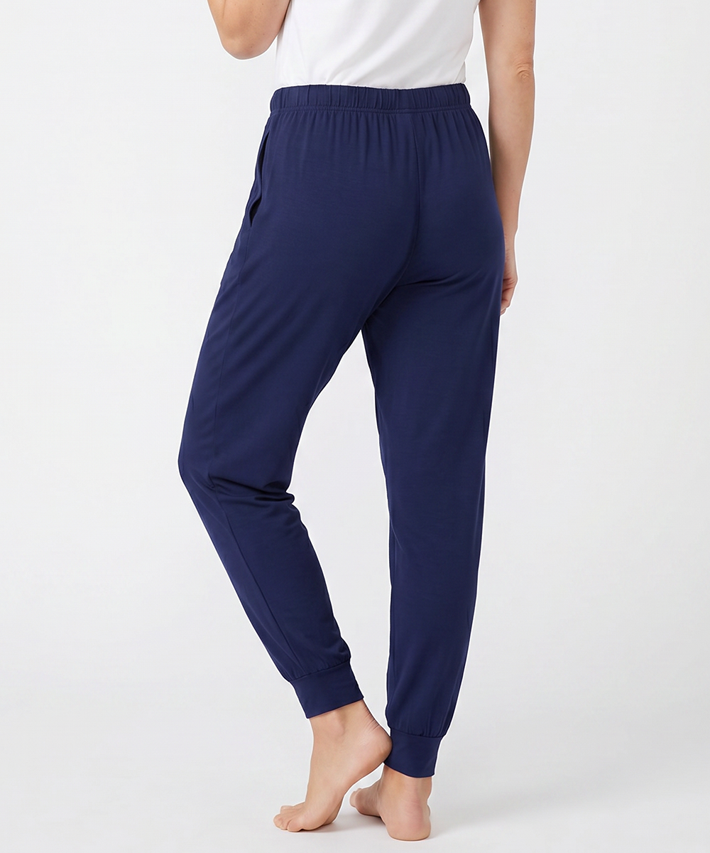 Women Bamboo Pajama Pants Drawstring Waist Loungewear with Pockets