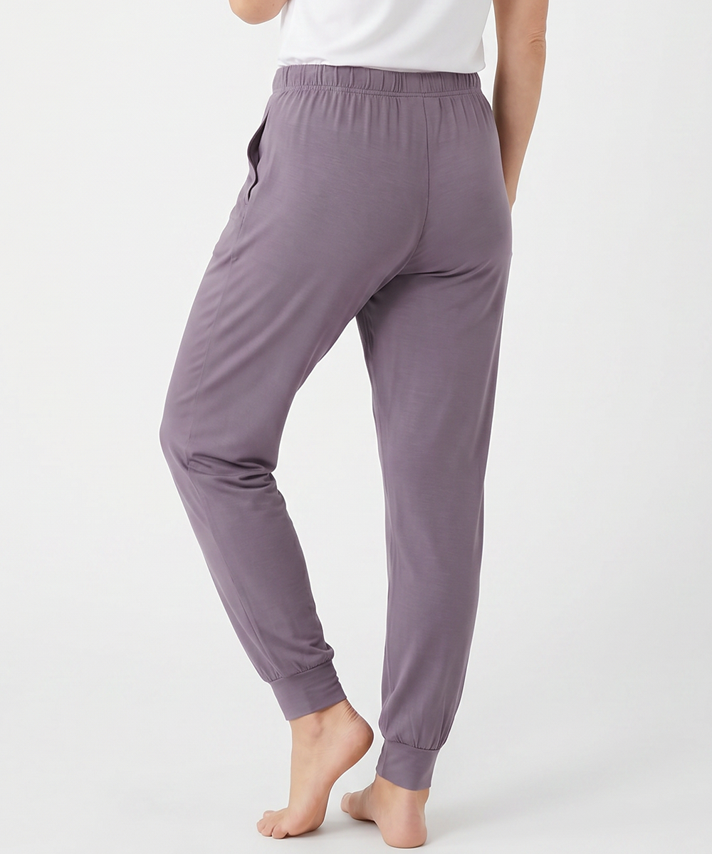 Women Bamboo Pajama Pants Drawstring Waist Loungewear with Pockets