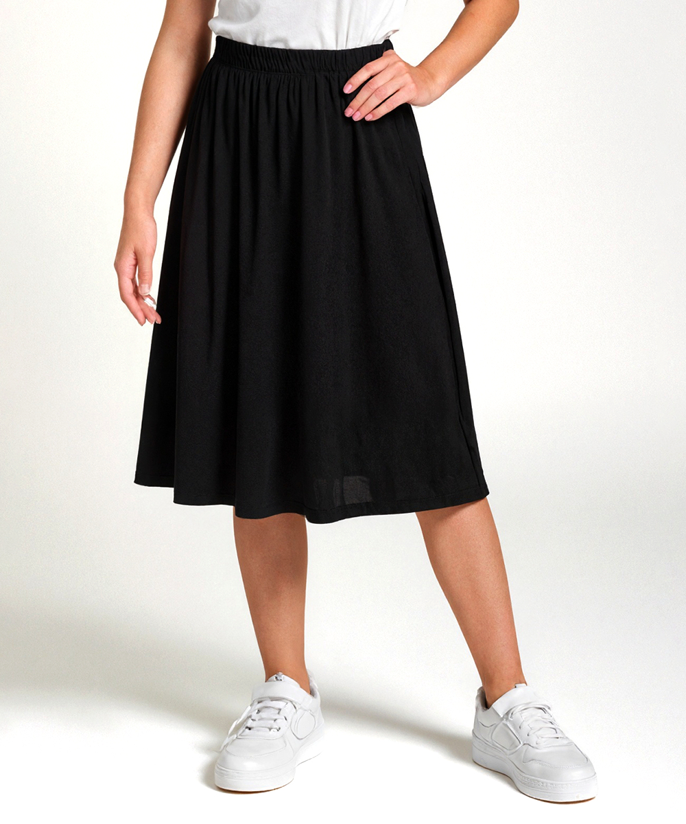 Girls Midi A-Line Bamboo Skirts for School 6-14Y