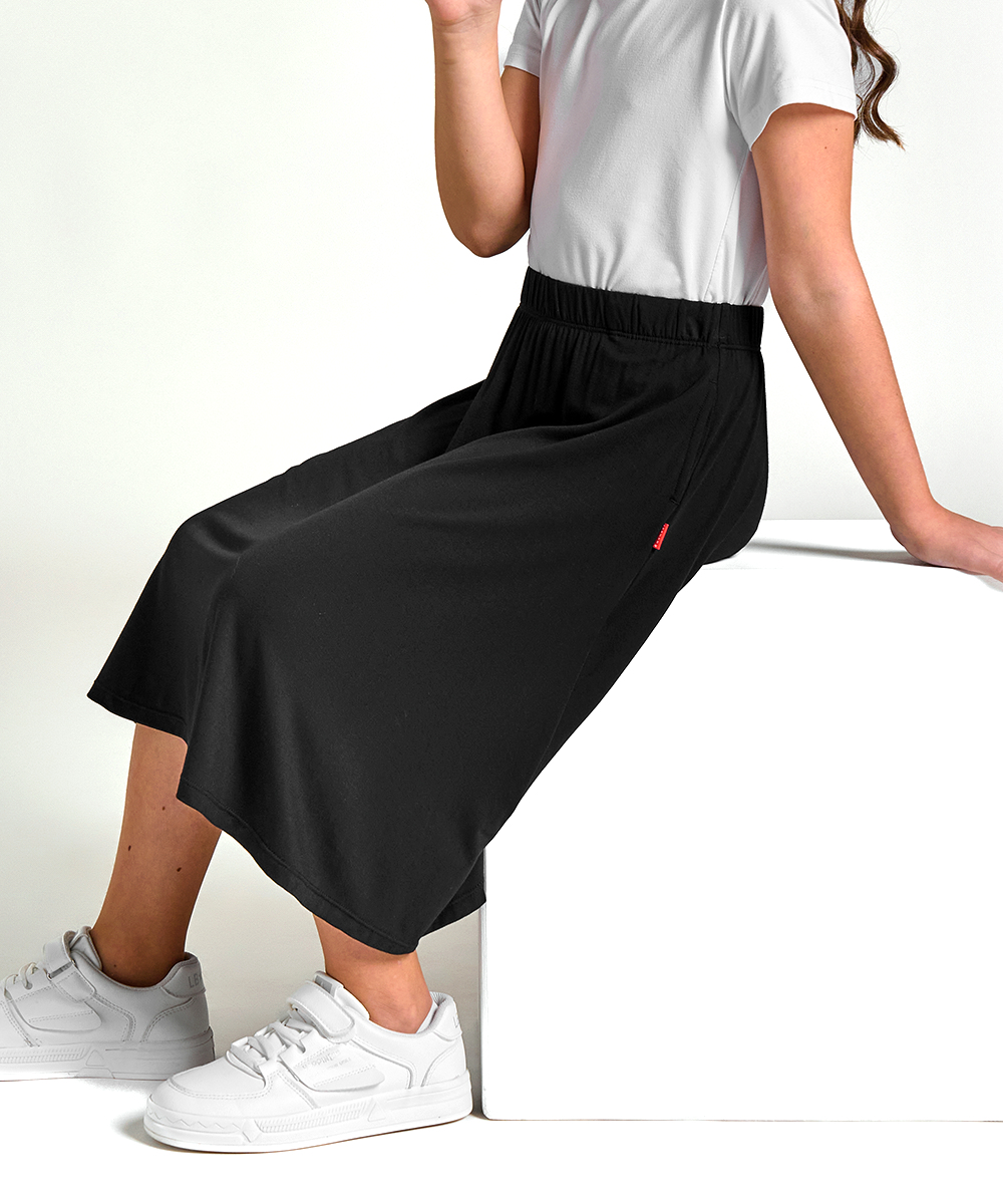 Girls Midi A-Line Bamboo Skirts for School 6-14Y