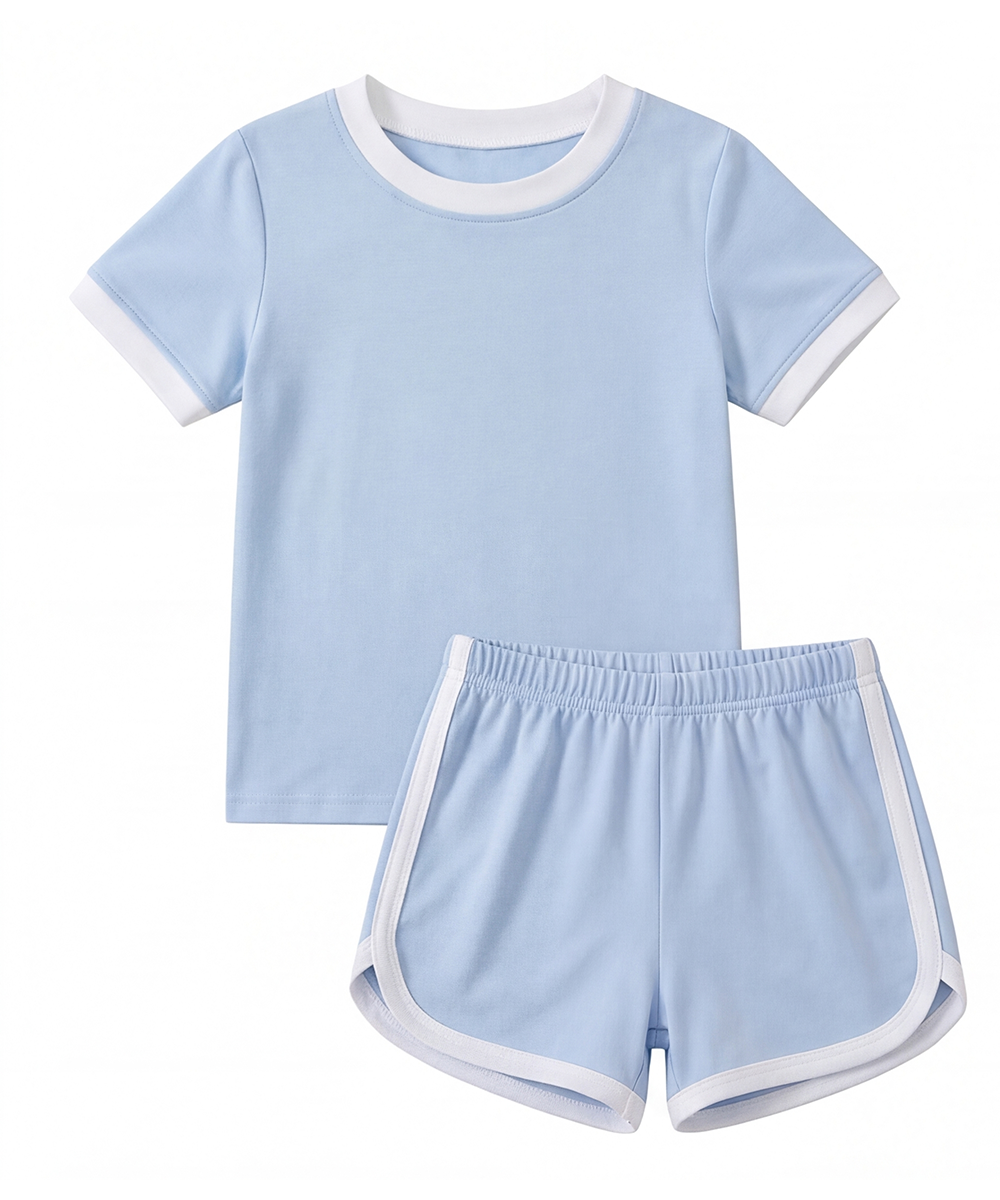 Toddler Girls Short Sleeve Cool Bamboo Pjs