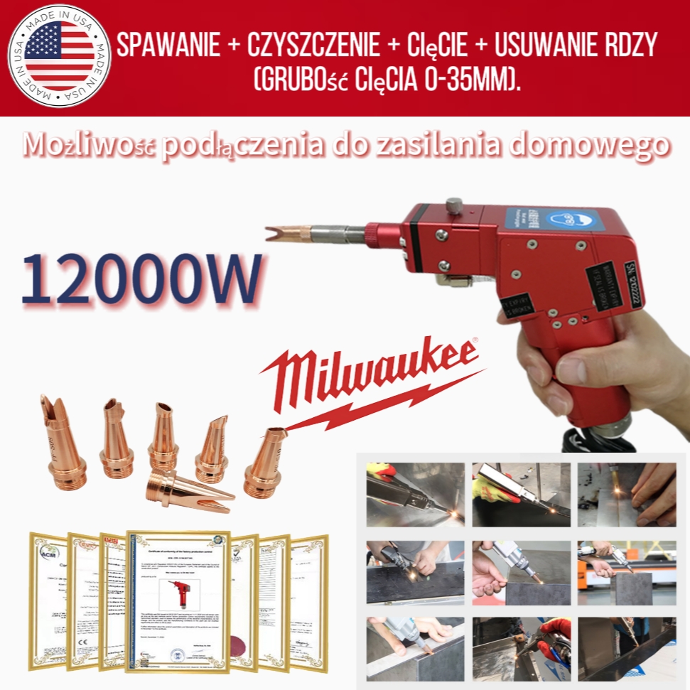 Przenośna spawarka laserowa Milwaukee