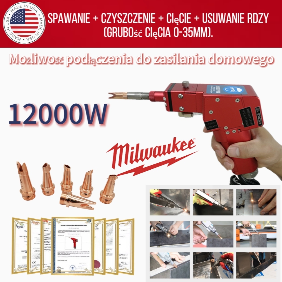 Przenośna spawarka laserowa Milwaukee