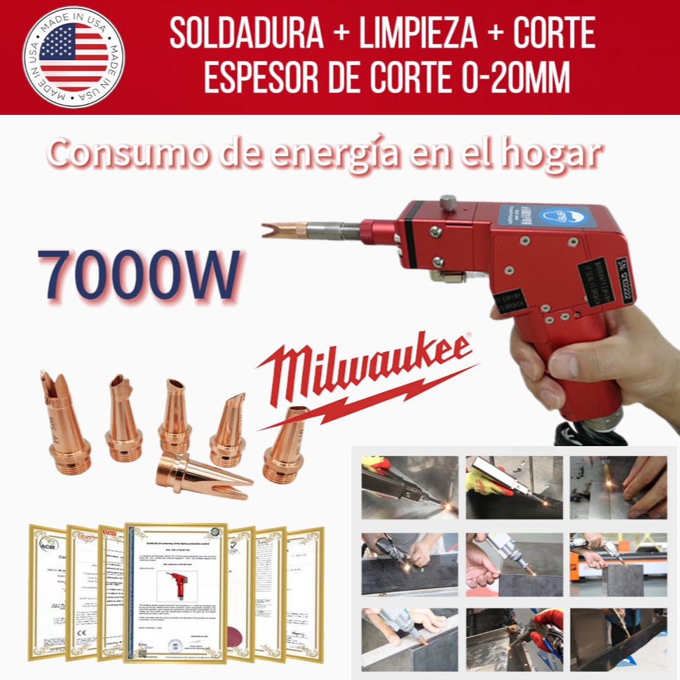 Pistola de soldadura láser portátil Milwaukee