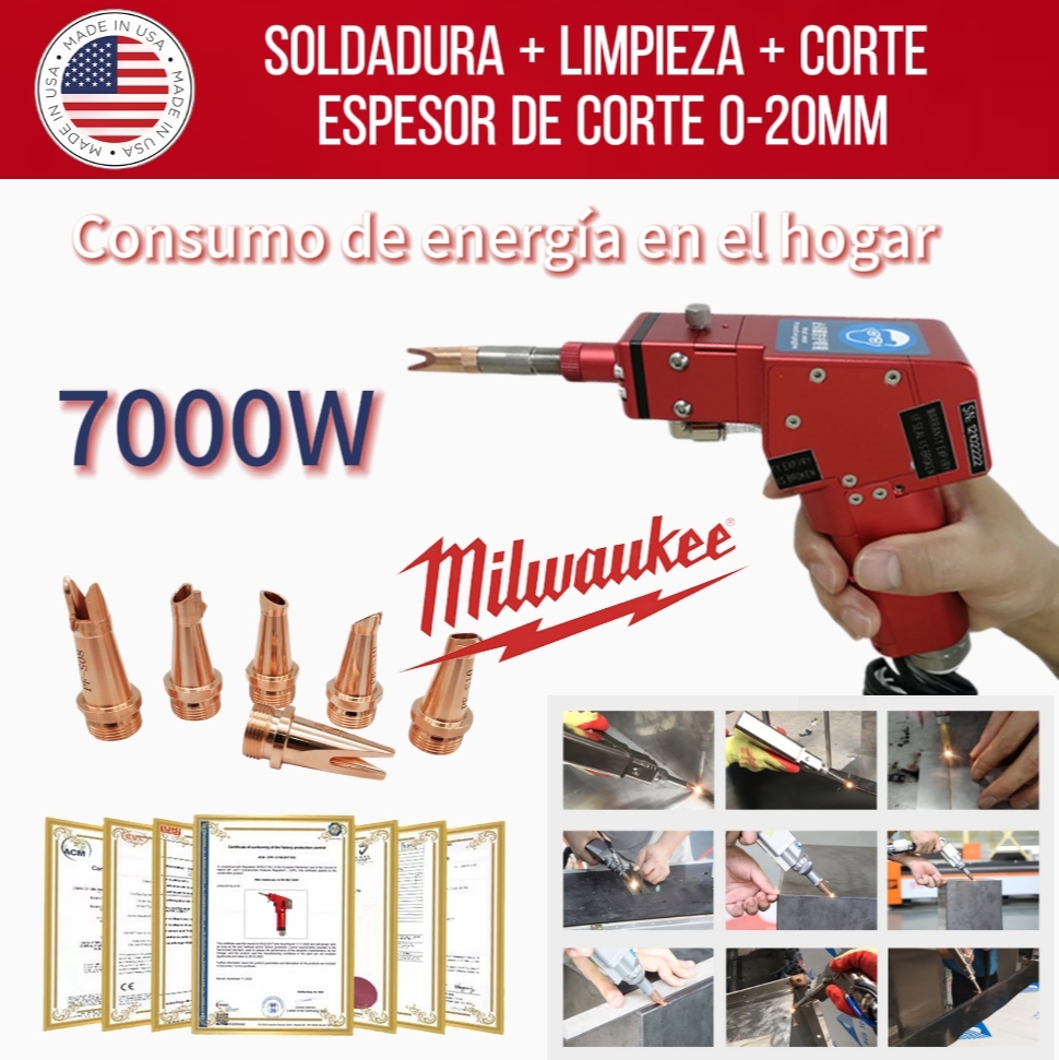 Pistola de soldadura láser portátil Milwaukee