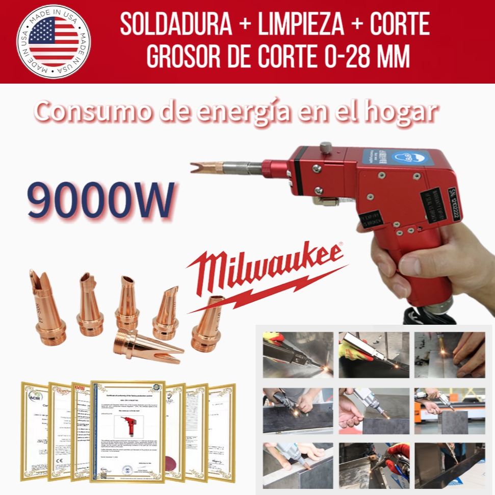 Pistola de soldadura láser portátil Milwaukee