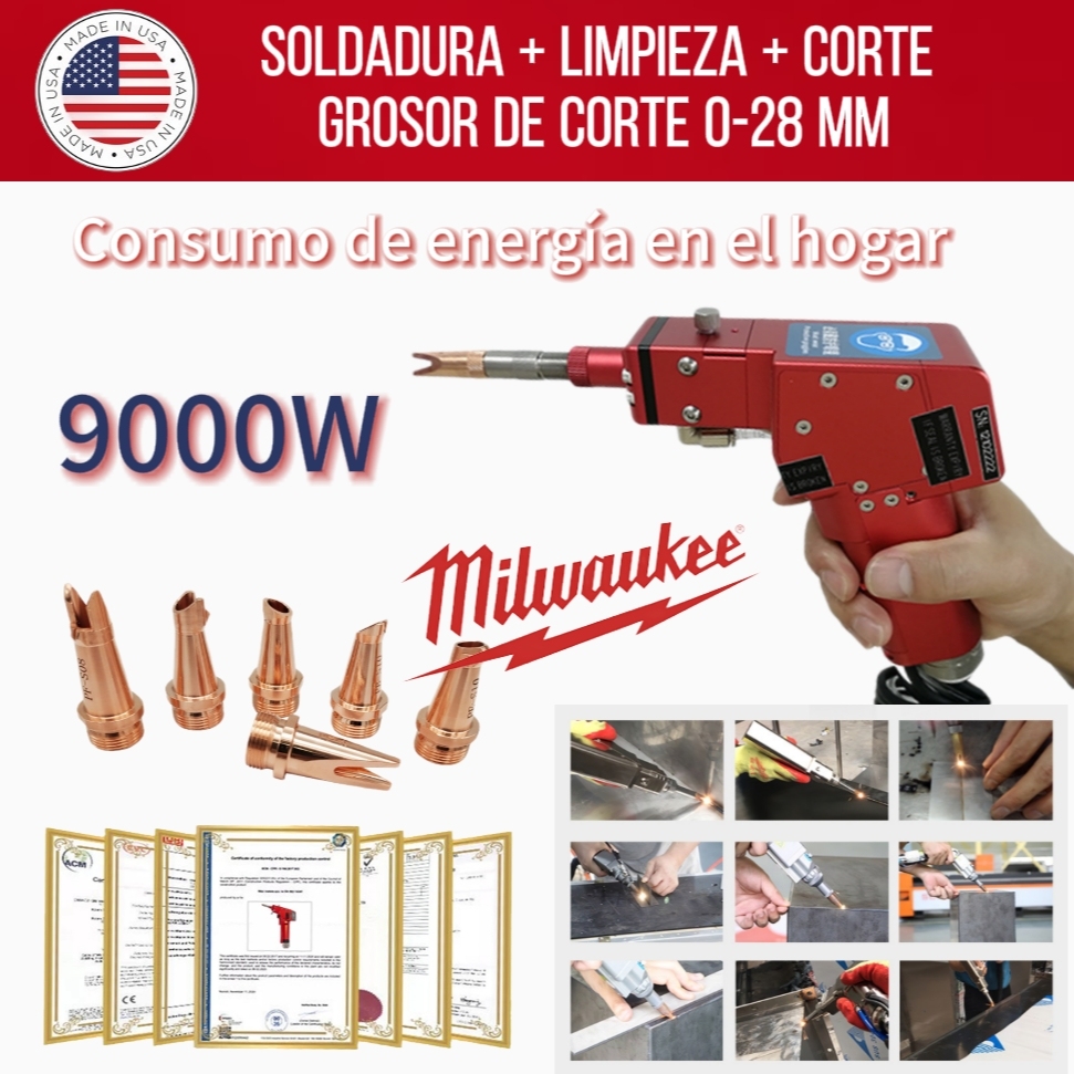 Pistola de soldadura láser portátil Milwaukee