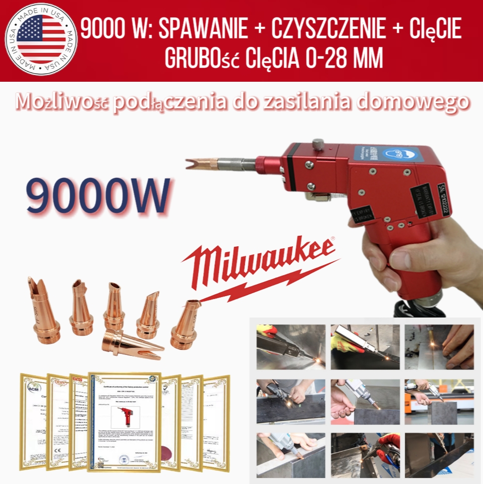 Przenośna spawarka laserowa Milwaukee