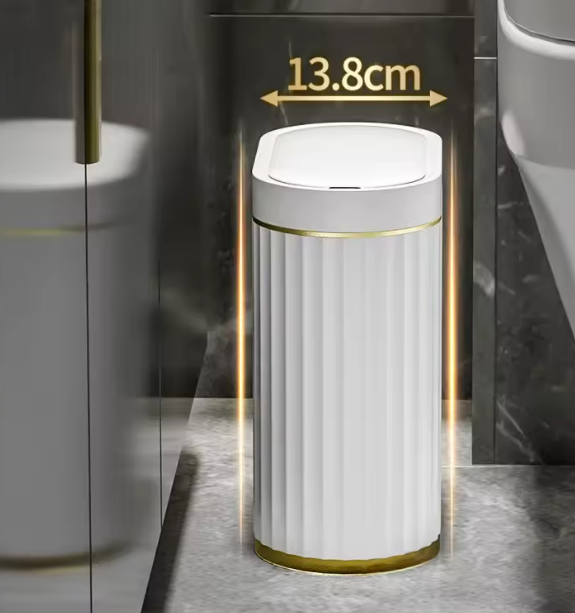 9L smart trash can electronic automatic smart sensor trash can household toilet trash can suitable for kitchen bathroom
