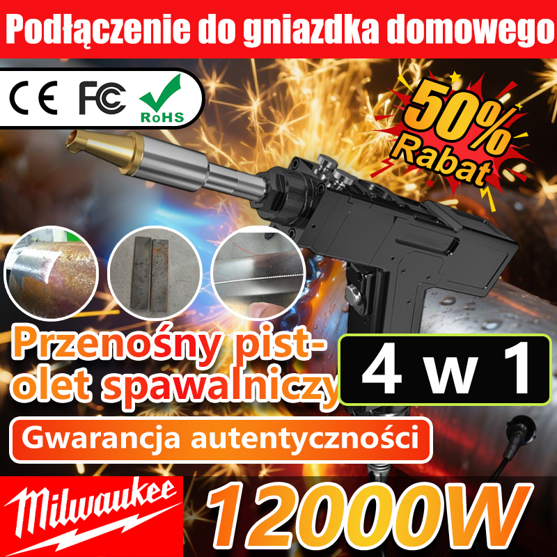 Pistola per saldatura laser multiuso 4 in 1 Milwaukee