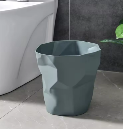 Creative irregular trash can bathroom trash basket household toilet trash can family trash can kitchen bathroom trash