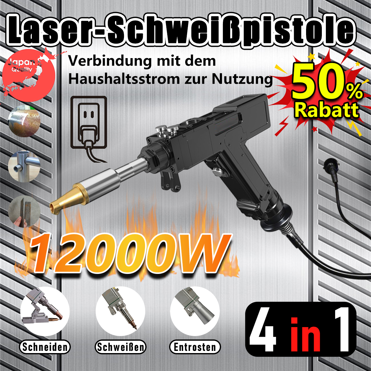ForgeTech 4-in-1 Multifunktions-Laserschweißpistole
