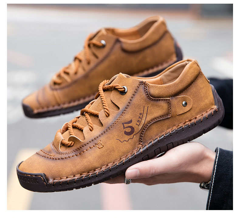 Men's leather shoes