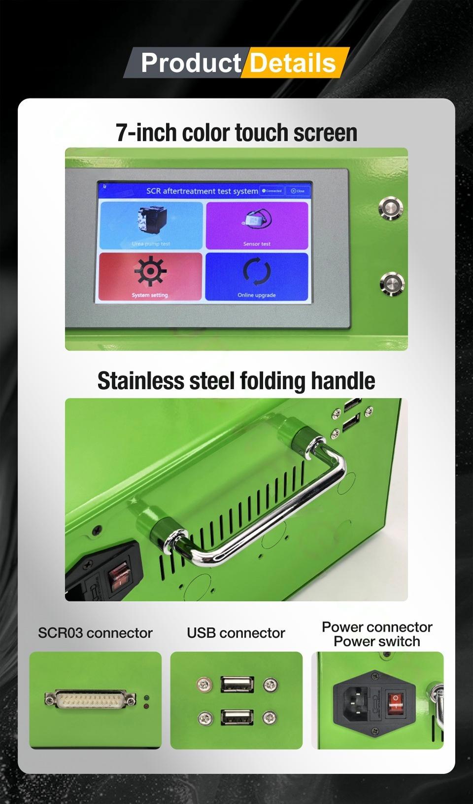 All-in-one SCR Urea Pump/NOx Sensors/Liquid level/Temperature Sensor/Exhaust temperature Sensor Tester