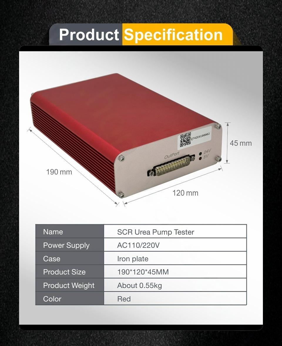 Handheld Tester SCR Urea Pump/NOx Sensors/Liquid level/Temperature Sensor/Exhaust temperature Sensor Mini Tester