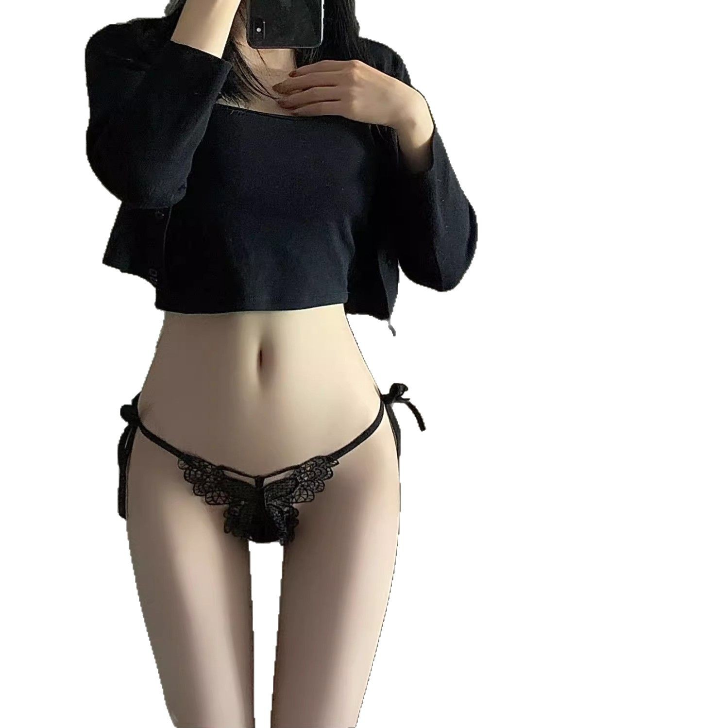 Butterfly Shadow women lace triangle panties