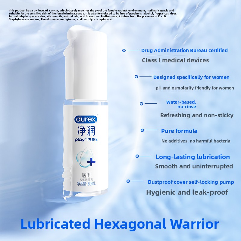 Durex Personal Lubricant – 60ml Water-Based Intimate Lube