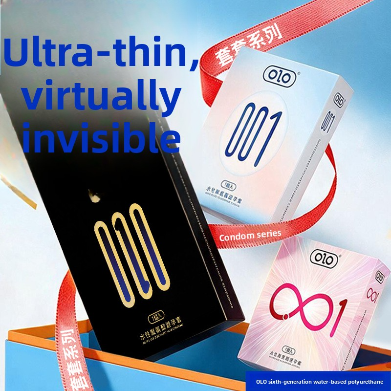 Condoms ultra-thin 001 water-based polyurethane ultra-hydrating condoms for delivery, Meituan standard product wholesale