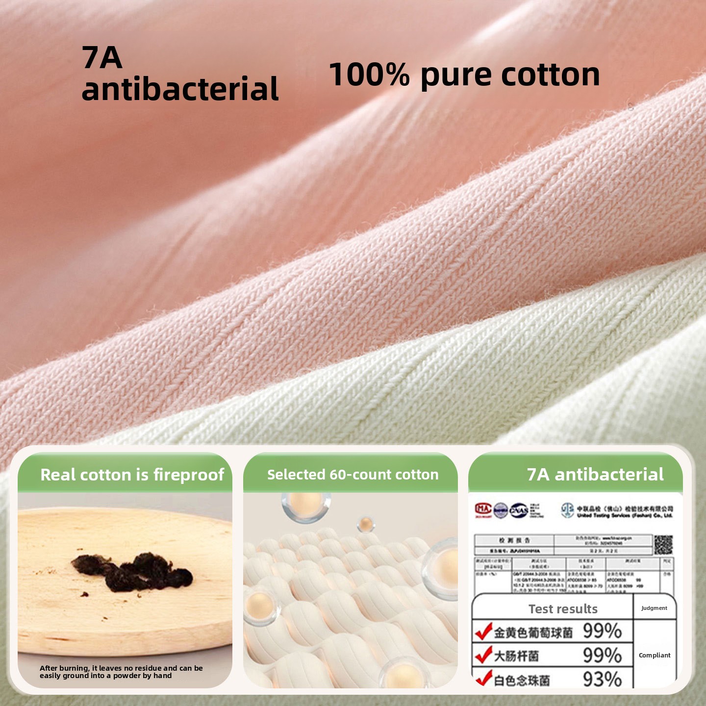 Disposable Cotton Underwear – 4-Pack, Individually Wrapped Briefs