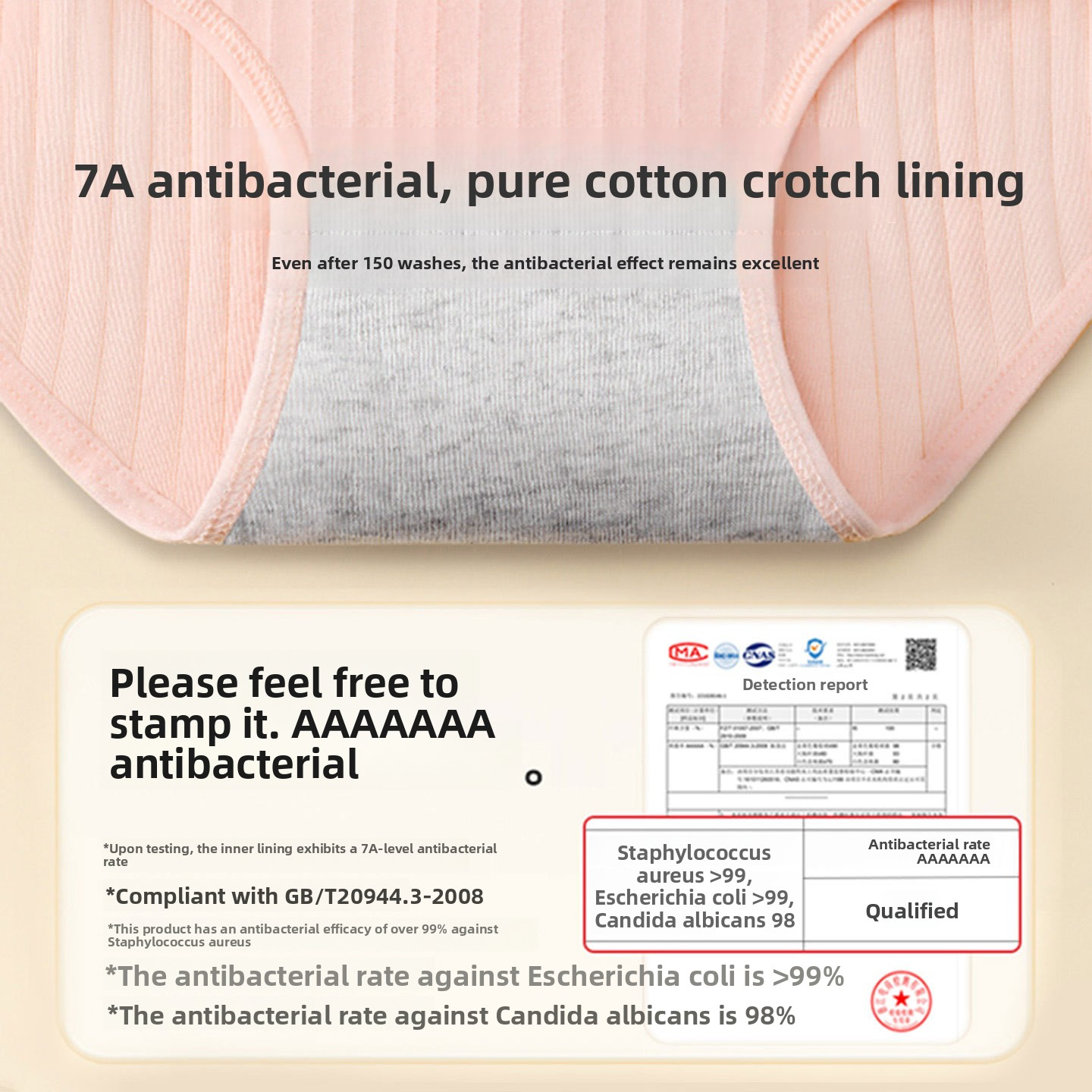 Disposable Cotton Underwear – 4-Pack, Individually Wrapped Briefs