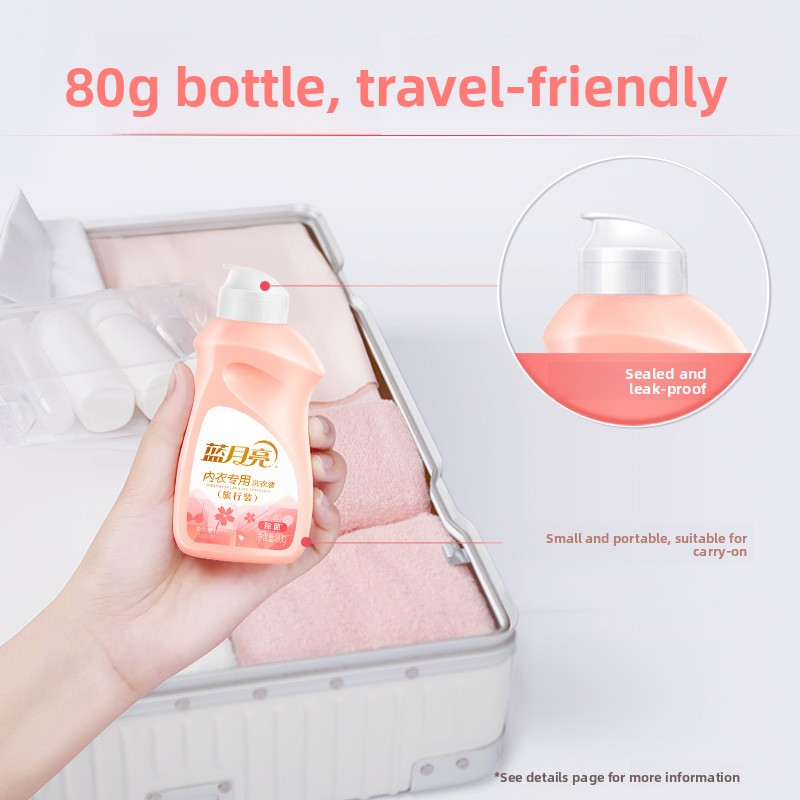 Travel-Size Underwear Laundry Detergent – 80g Portable Stain Remover