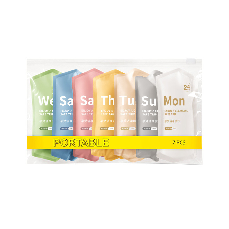 Disposable underwear for women, individually packaged, portable, no-wash, daily disposable panties for pregnant women, postpartum, confinement, and menstrual period