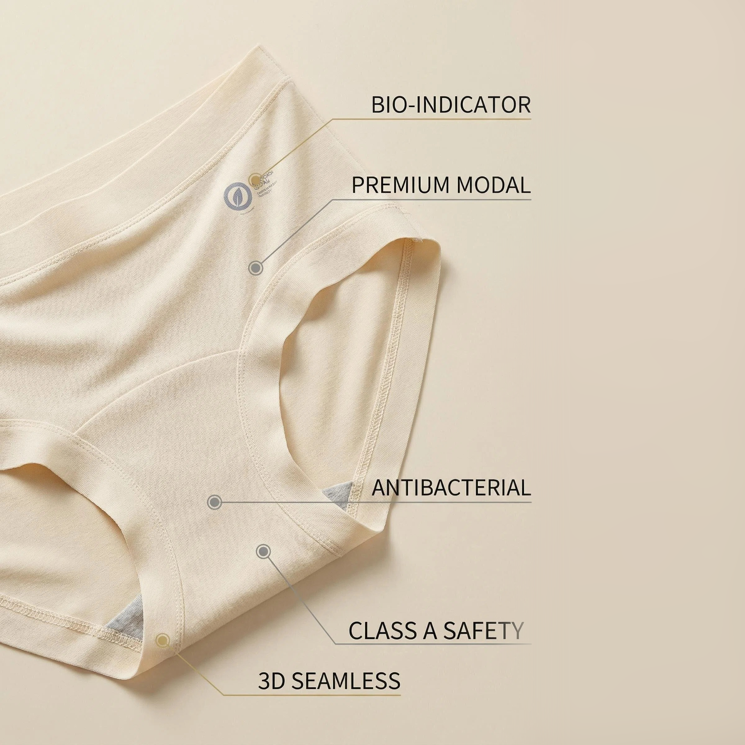 Modal 10A pH Sensing Underwear