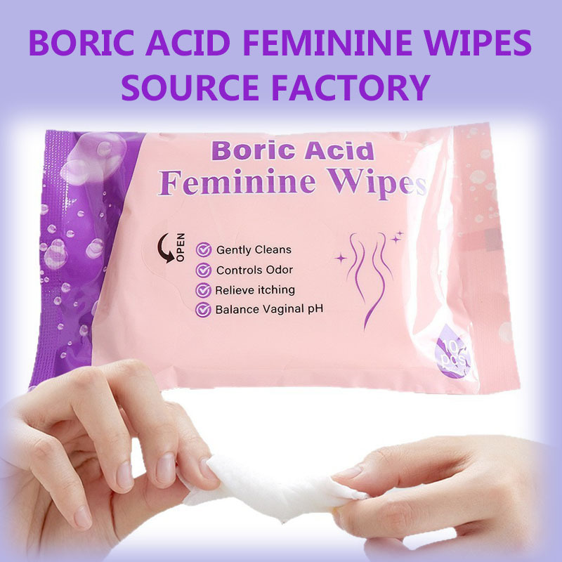 Exported whole box of sanitary wipes for women's private parts cleaning, care, sexual hygiene, disinfection, disposable sanitary wipes