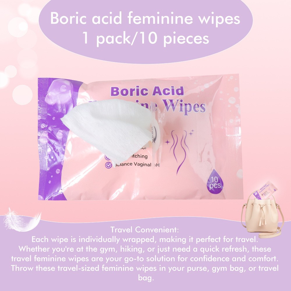 Exported whole box of sanitary wipes for women's private parts cleaning, care, sexual hygiene, disinfection, disposable sanitary wipes