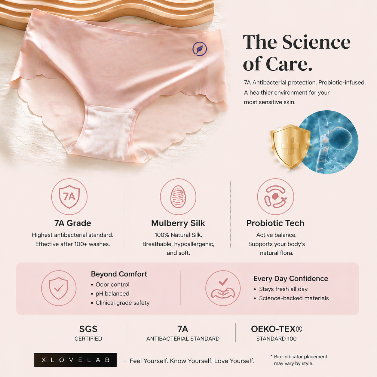 冰丝超薄无痕内裤 Featherlight Ice Silk Brief	