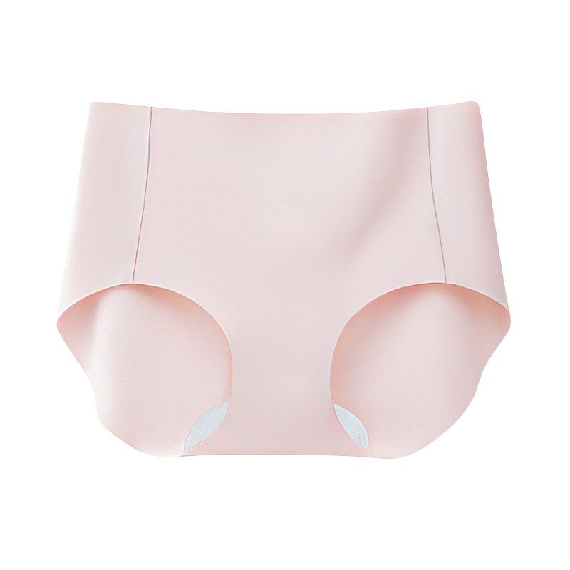 图可用 Authentic Zhiqu Seamless Women's Summer Thin Mid-Waist Invisible Cotton Antibacterial Crotch Sexy Sports Underwear for Women