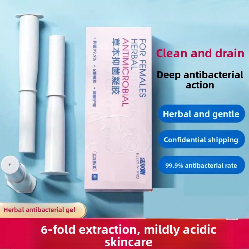 Herbal Antibacterial Gel for Feminine Hygiene, Intimate Care, Vaginal Cleansing, and Odor Removal - Authentic Product