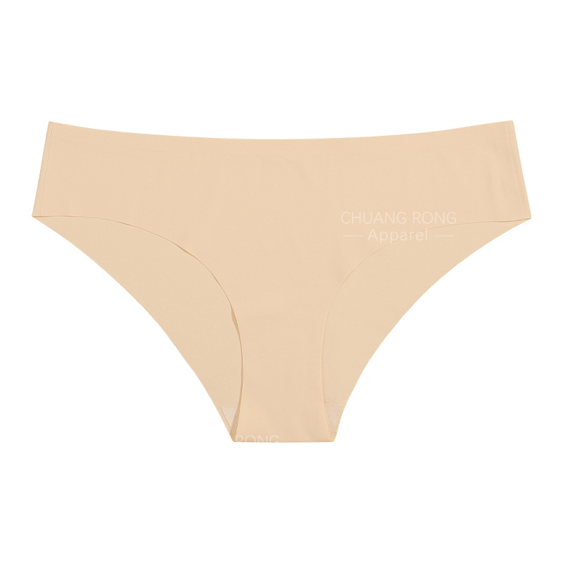 Direct from the manufacturer: Amazon's best-selling seamless ice silk panties for women, low-waist, comfortable, with pure cotton crotch, breathable yoga briefs