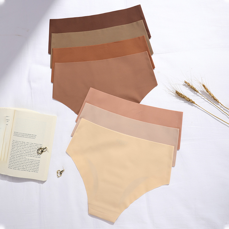 yoga seamless ice silk panties 