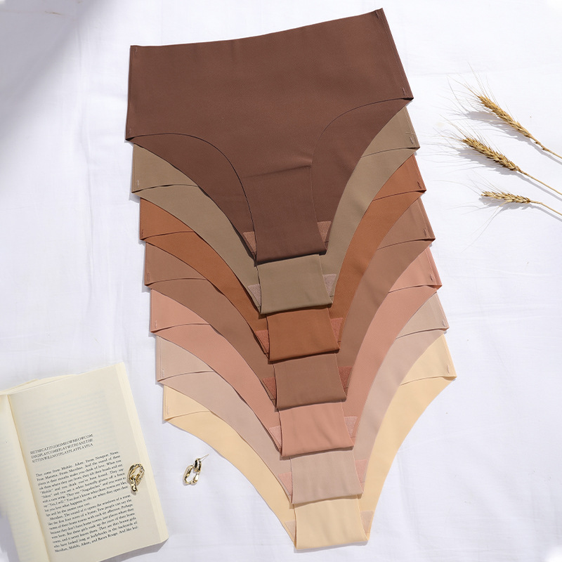 yoga seamless ice silk panties 