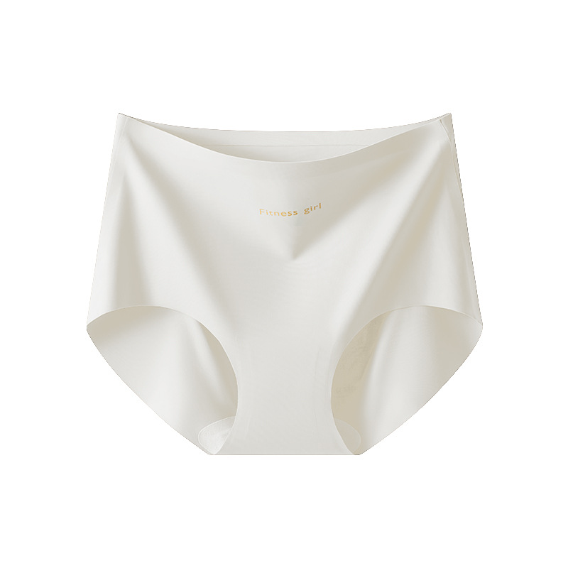 yoga Mid-waist seamless ice silk panties