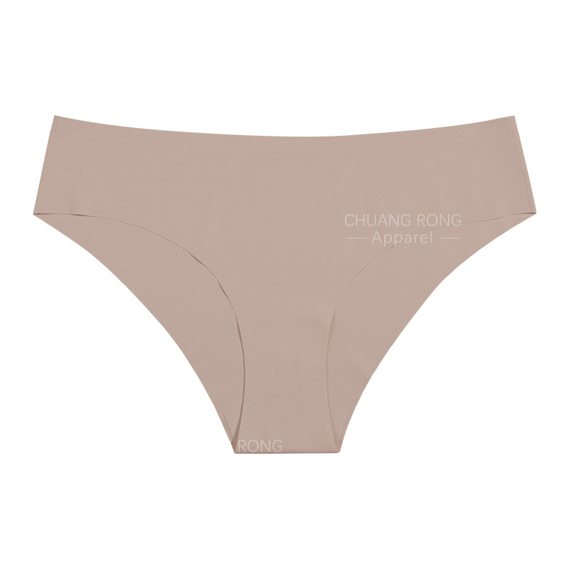 Direct from the manufacturer: Amazon's best-selling seamless ice silk panties for women, low-waist, comfortable, with pure cotton crotch, breathable yoga briefs