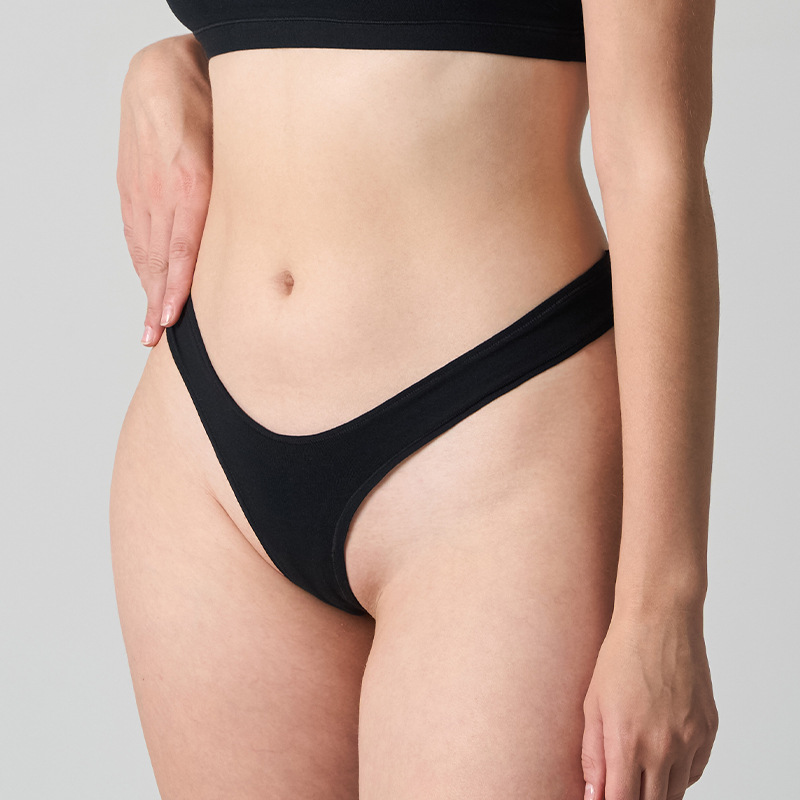 SKIM-style Cotton Brief Underwear, sexy mid-waist, comfortable, breathable, minimalist triangle panties